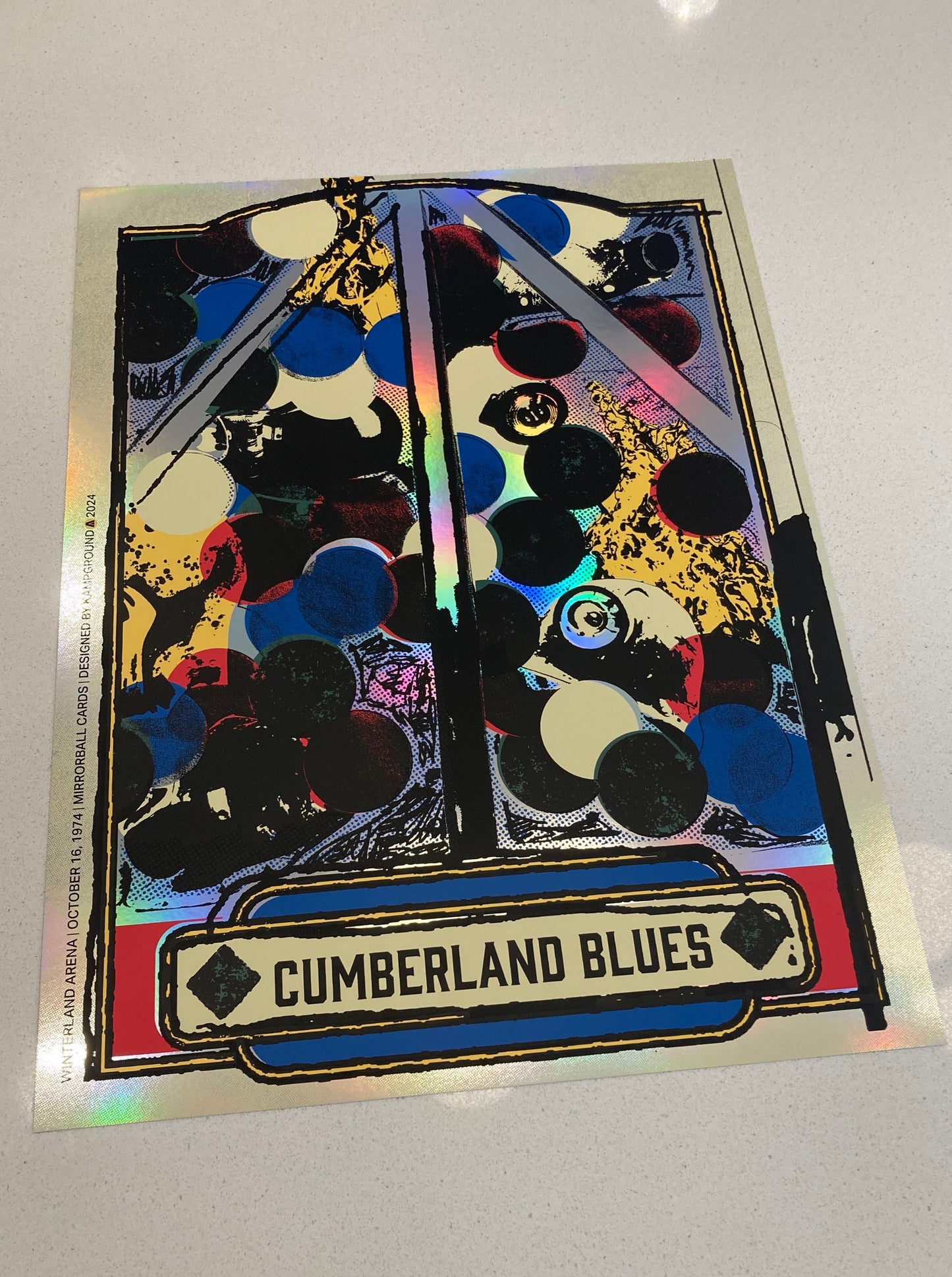 Cumberland Blues Winterland Poster - FOIL