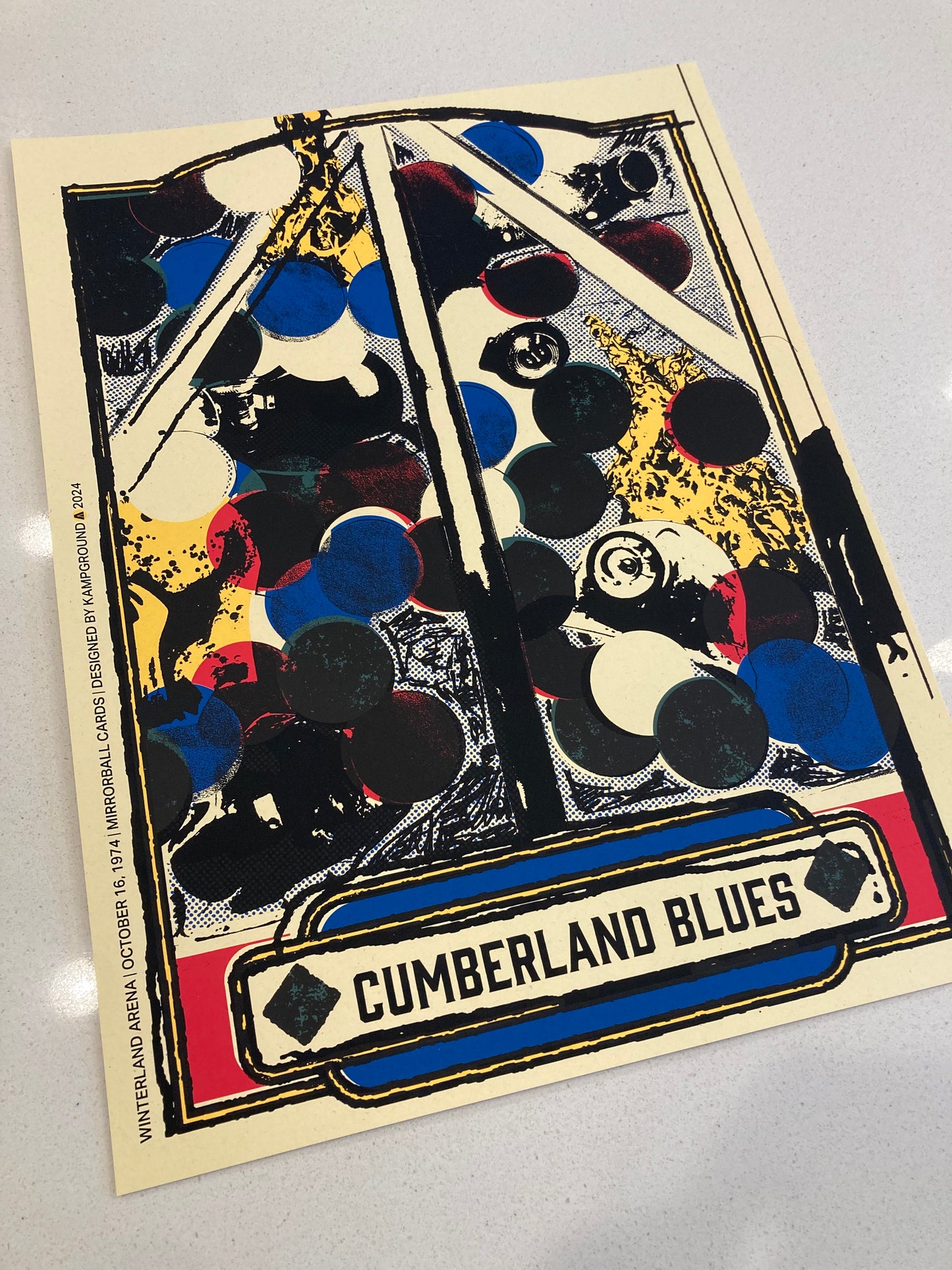 Cumberland Blues Winterland Poster