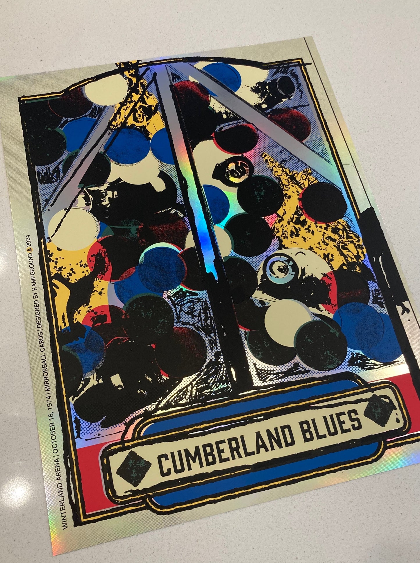 Cumberland Blues Winterland Poster - FOIL