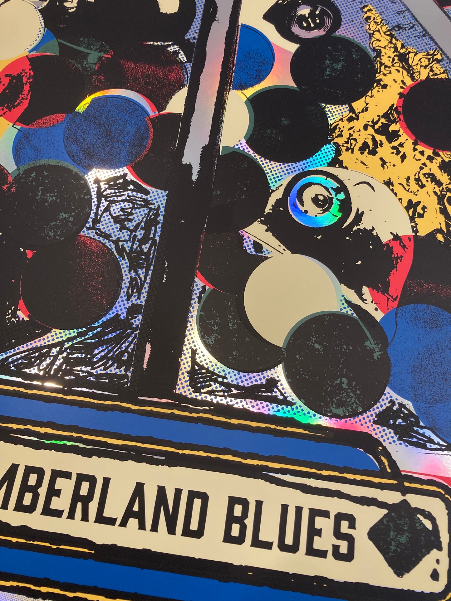 Cumberland Blues Winterland Poster - FOIL